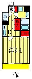 グレイスヴィラ 1Kの間取図画像