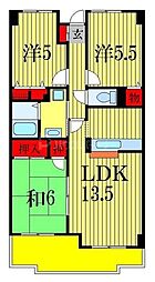 K'sシャンブル 3LDKの間取図画像