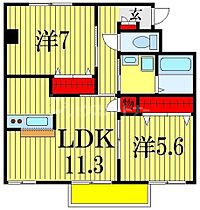 千葉県市川市菅野３丁目10-10（賃貸マンション2LDK・1階・54.88㎡） その2