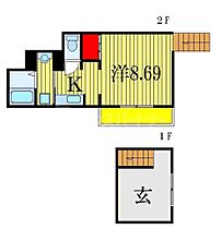 千葉県市川市新田５丁目5-16（賃貸アパート1K・1階・33.12㎡） その2