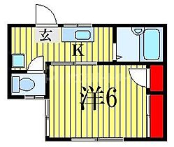 コーポカワノ  ｜ 千葉県市川市真間１丁目5-6（賃貸アパート1K・2階・19.75㎡） その2