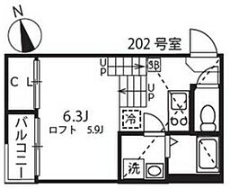 愛知県名古屋市中村区長筬町5丁目（賃貸アパート1K・1階・21.65㎡） その2