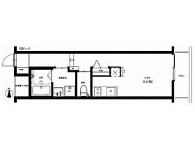 岡山県岡山市北区学南町2丁目（賃貸アパート1R・3階・26.38㎡） その2