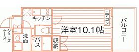 岡山県岡山市北区国体町（賃貸マンション1K・13階・27.40㎡） その2