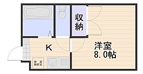 岡山県岡山市北区下中野（賃貸アパート1K・2階・23.18㎡） その2