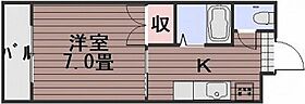 岡山県岡山市北区東古松1丁目（賃貸マンション1K・2階・20.46㎡） その2