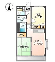 岡山県岡山市南区妹尾（賃貸アパート2LDK・2階・51.30㎡） その2