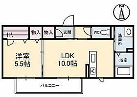 岡山県岡山市中区竹田（賃貸マンション1LDK・2階・40.64㎡） その2