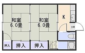 岡山県岡山市中区福泊（賃貸アパート2K・2階・30.40㎡） その2