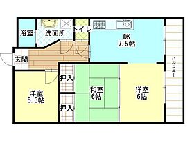 岡山県岡山市中区国富（賃貸マンション2LDK・3階・58.00㎡） その2