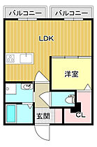 岡山県岡山市北区三野2丁目（賃貸アパート1LDK・2階・31.00㎡） その2