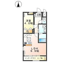 岡山県岡山市東区藤井（賃貸アパート1LDK・1階・40.33㎡） その2