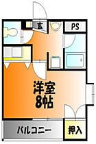 岡山県岡山市中区浜1丁目（賃貸マンション1R・3階・23.80㎡） その2