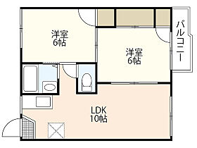 岡山県岡山市北区青江3丁目（賃貸アパート2LDK・2階・42.00㎡） その2