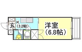 岡山県岡山市北区伊島町1丁目（賃貸マンション1K・2階・22.66㎡） その2