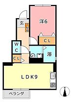 岡山県岡山市中区山崎（賃貸アパート1LDK・1階・38.33㎡） その2