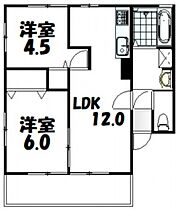 岡山県岡山市中区関（賃貸アパート2LDK・2階・49.85㎡） その2