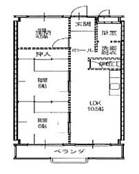 サンシャインイマ 3LDKの間取図画像