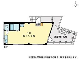武本ビル ワンルームの間取図画像