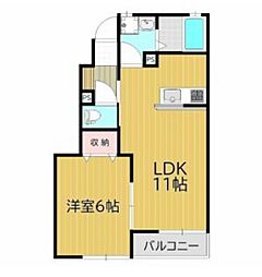 間取図画像 1LDK