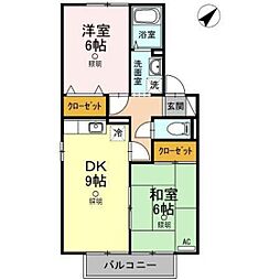 間取図画像 2DK