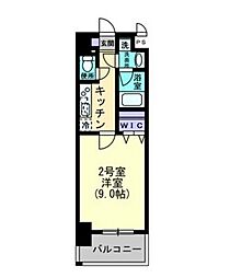 SOLANAhigashifurumatsu 1Kの間取図画像
