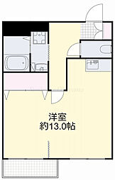 グランデュール医大南 ワンルームの間取図画像