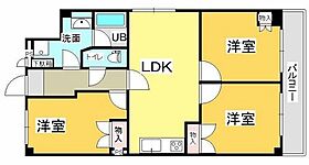 岡山県岡山市中区国富（賃貸マンション3LDK・2階・65.70㎡） その2