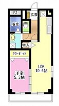 岡山県岡山市北区平田（賃貸マンション1LDK・3階・39.75㎡） その2