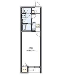 レオネクストサンサプール 1Kの間取図画像