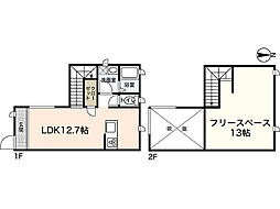 クアランタA棟 1LDKの間取図画像