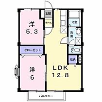 岡山県岡山市中区沢田（賃貸アパート2LDK・2階・52.17㎡） その2