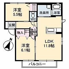物件の間取り