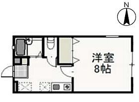 岡山県岡山市中区神下（賃貸アパート1K・1階・26.50㎡） その2