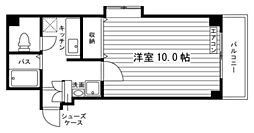 ウィンライフ津島2 1Kの間取図画像
