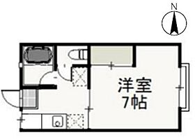 岡山県岡山市北区西古松2丁目（賃貸アパート1K・1階・23.18㎡） その2