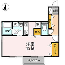 岡山県岡山市北区下中野（賃貸アパート1R・2階・35.96㎡） その2