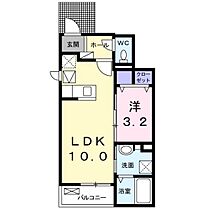 岡山県岡山市北区舟橋町（賃貸アパート1LDK・1階・33.41㎡） その2