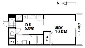 岡山県岡山市北区津高（賃貸マンション1DK・5階・35.00㎡） その2