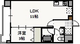 岡山県岡山市北区弓之町（賃貸マンション1LDK・3階・33.94㎡） その2