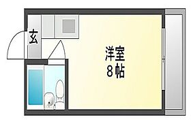 岡山県岡山市北区伊島町2丁目（賃貸マンション1R・3階・18.07㎡） その2