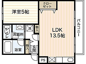 岡山県岡山市北区学南町1丁目（賃貸マンション1LDK・1階・40.80㎡） その2