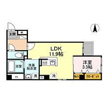 岡山県岡山市北区田町1丁目（賃貸マンション1LDK・2階・42.79㎡） その2