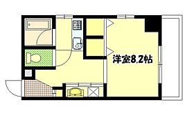 岡山県岡山市北区田町2丁目（賃貸マンション1K・8階・29.75㎡） その2