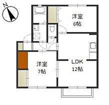 岡山県岡山市中区原尾島3丁目（賃貸アパート2LDK・2階・54.65㎡） その2