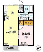 岡山県岡山市南区千鳥町（賃貸アパート1LDK・1階・40.07㎡） その2