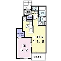 岡山県岡山市東区瀬戸町下（賃貸アパート1LDK・1階・44.15㎡） その2