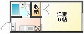 岡山県岡山市北区万成西町（賃貸アパート1K・1階・18.56㎡） その2