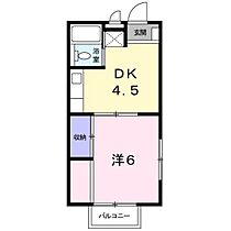 岡山県岡山市中区中島（賃貸アパート1DK・2階・26.50㎡） その2