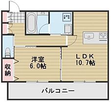 岡山県岡山市北区花尻あかね町（賃貸マンション1LDK・3階・44.71㎡） その2